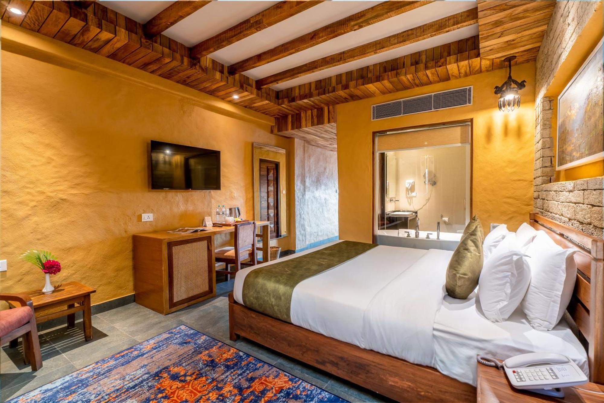 Bar Peepal Resort Pokhara Eksteriør billede Deluxe Room
