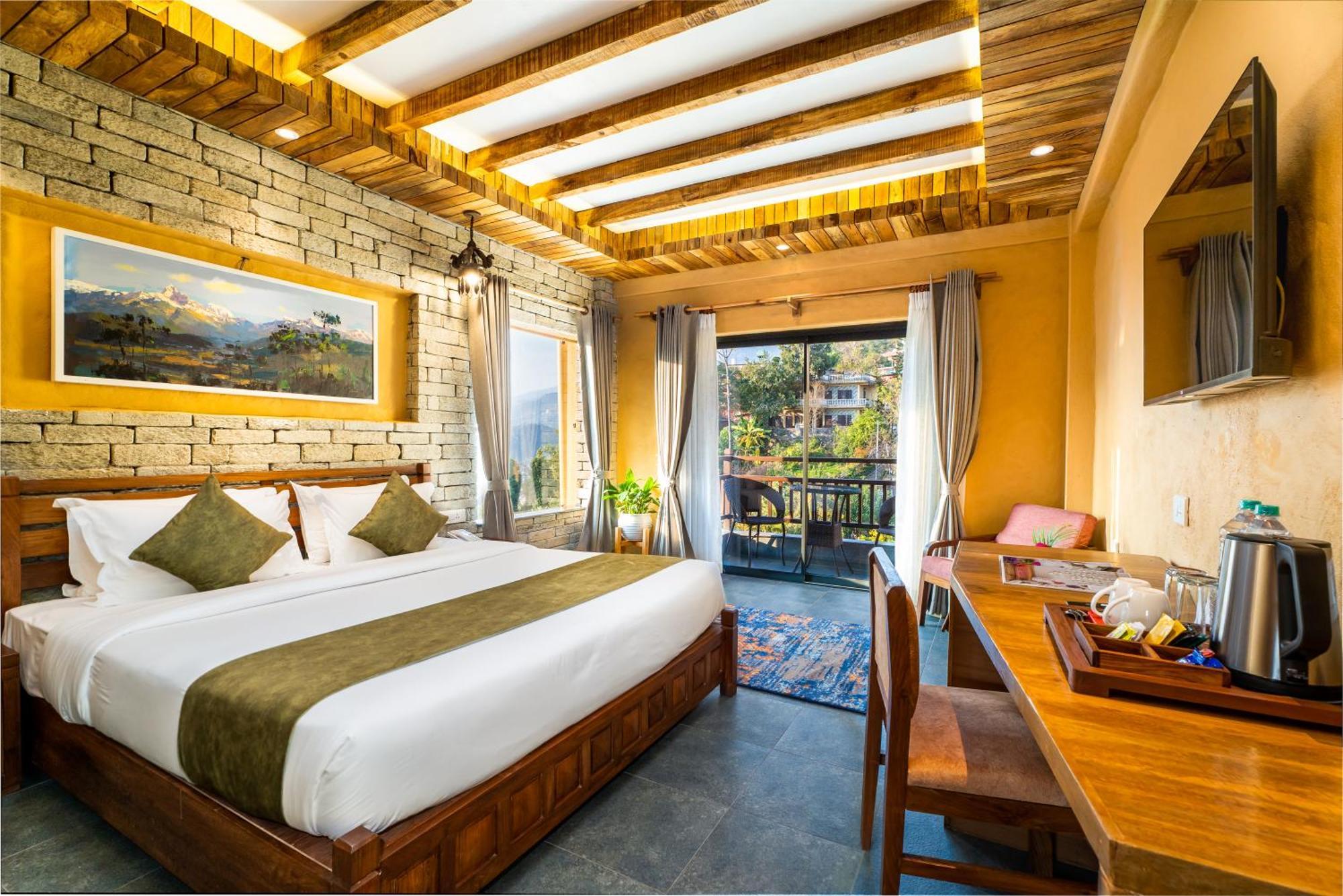 Bar Peepal Resort Pokhara Eksteriør billede Deluxe Room